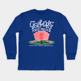 Geller’s Poker Parlour Kids Long Sleeve T-Shirt